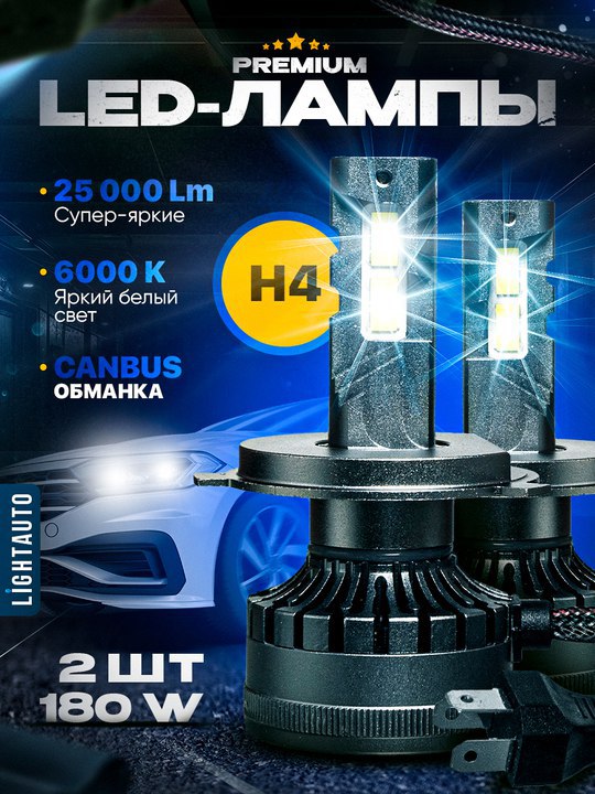 Светодиодные лампы LIGHTAUTO: эффективность и яркость