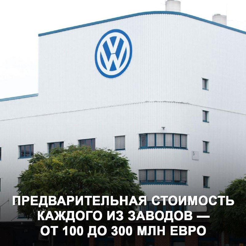 Volkswagen рассматривает продажу заводов в Германии