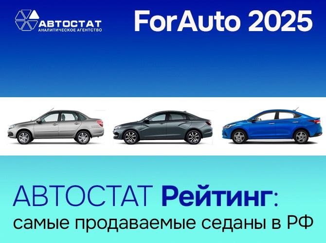 Топ-продаж седанов в России: LADA и Solaris на первых местах