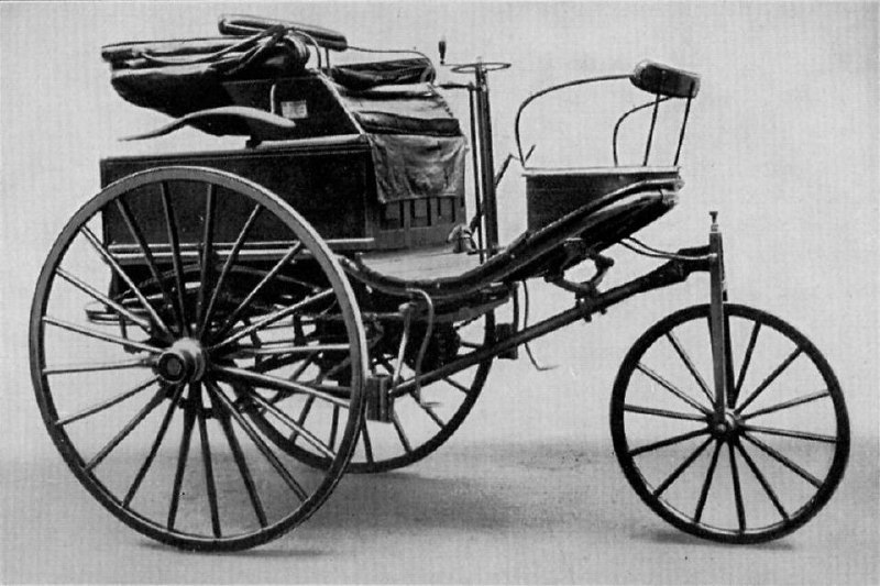 История первого серийного автомобиля: Benz Patent Motorwagen