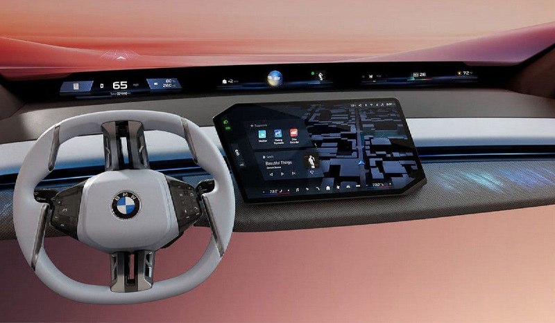 BMW отказывается от увеличения экранов в салонах автомобилей