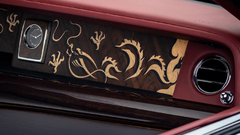 Уникальный Rolls-Royce Phantom с драконьим дизайном