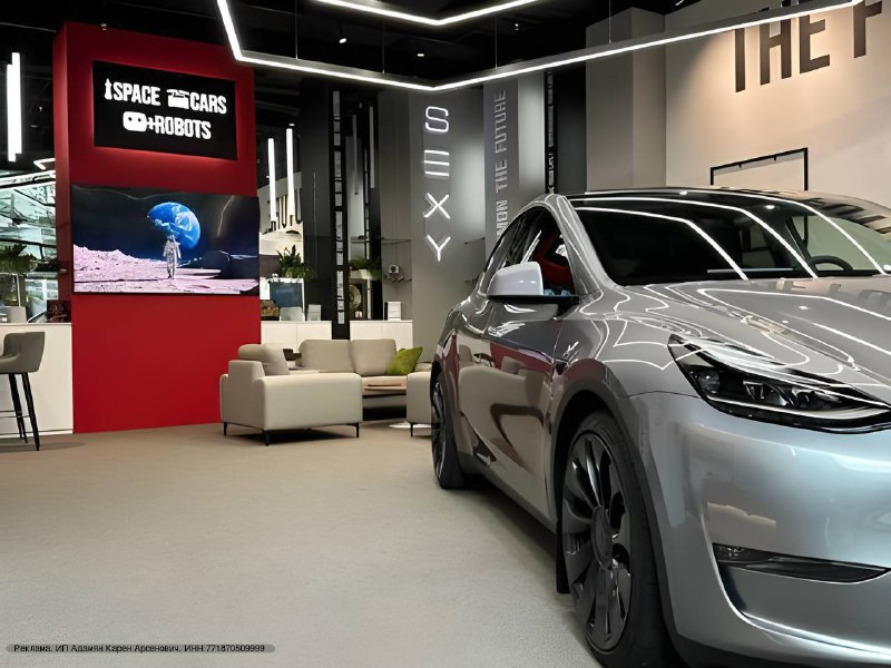 Популярность телеграм-канала о Tesla в Москве