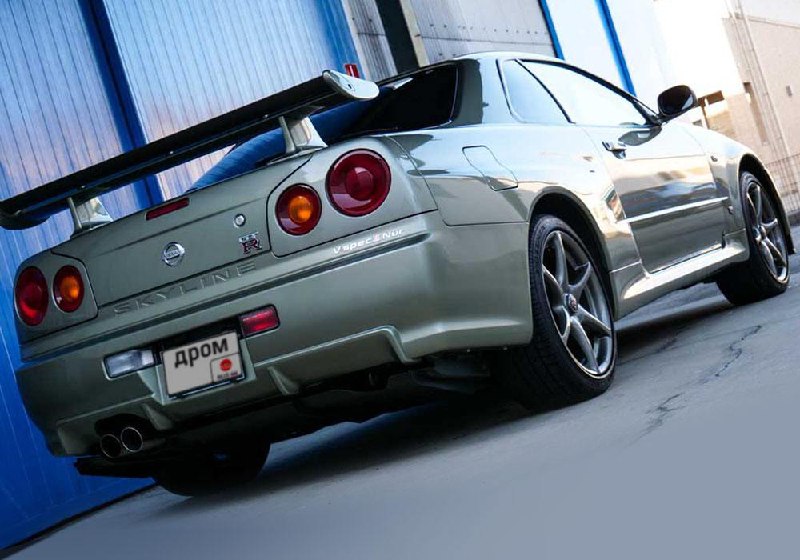 Невероятная находка: Nissan Skyline GT-R V Spec II Nür 2002 года