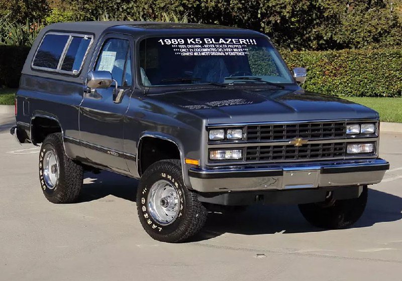 Аукцион уникального Chevrolet Blazer 1989 года