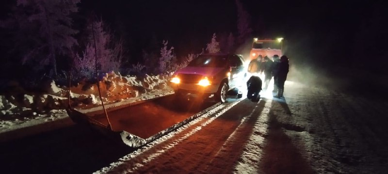 Службы реагируют на помощь водителю в Якутии