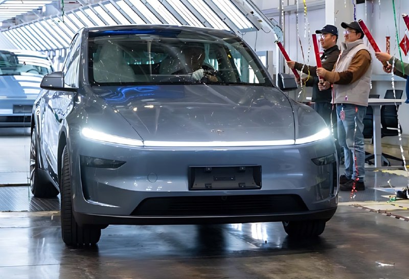 Начало производства обновленной Tesla Model Y в Китае