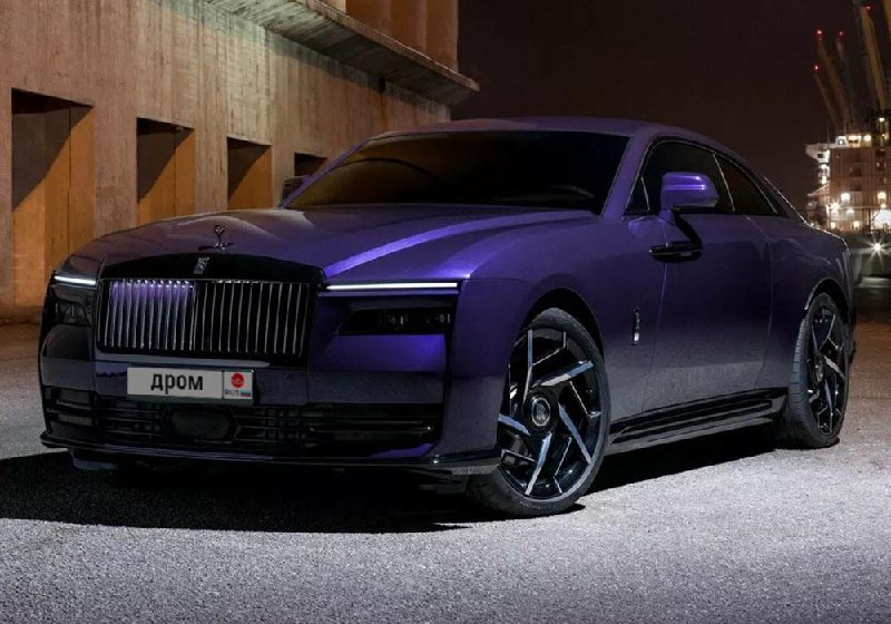 Rolls-Royce представляет мощнейшее электрокупе Spectre Black Badge