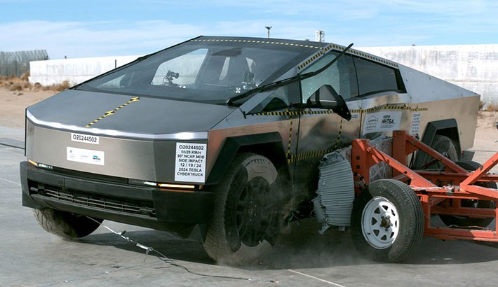 Безопасность Tesla Cybertruck: итоги краш-тестов