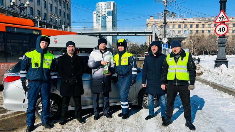 Акция по безопасности дорожного движения в Хабаровске