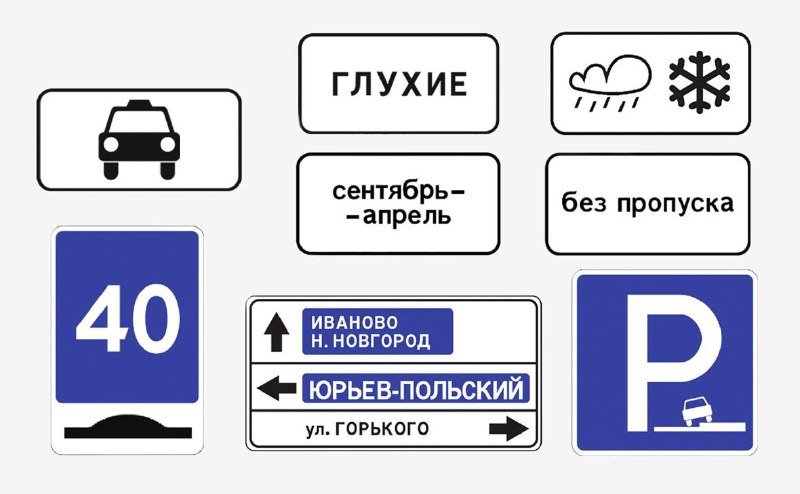 Новые дорожные знаки и правила их применения в России