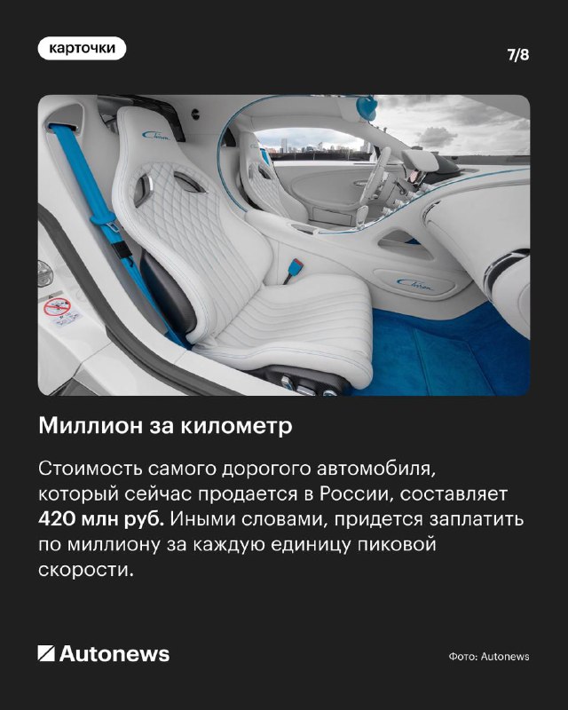 Встреча с уникальным Bugatti Chiron: скорость и мощь