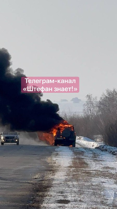 Водитель спасся от горящего автомобиля в Южном городе