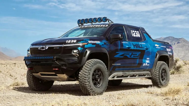 Электрический гоночный пикап от Chevrolet: новая версия Silverado ZR2