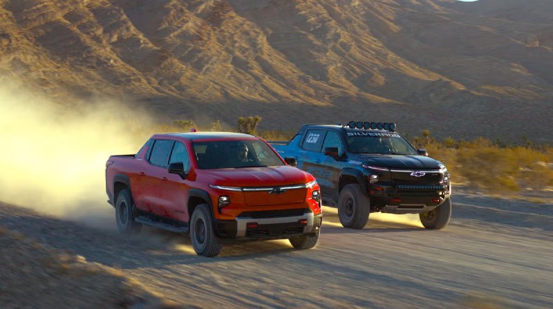 Электрический гоночный пикап от Chevrolet: новая версия Silverado ZR2