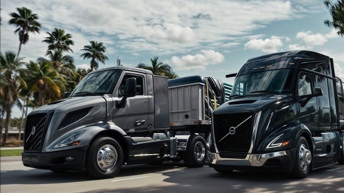 Новый тягач Volvo VNR: Эффективность и безопасность на дорогах