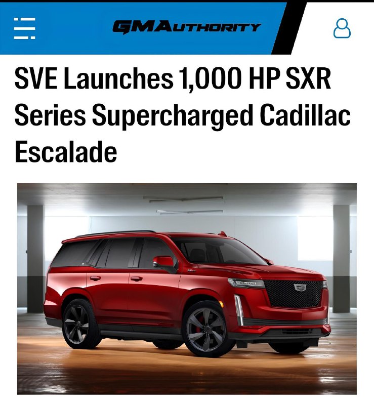 Суперзаряженный Cadillac Escalade мощностью 1000 л.с. от американских тюнеров
