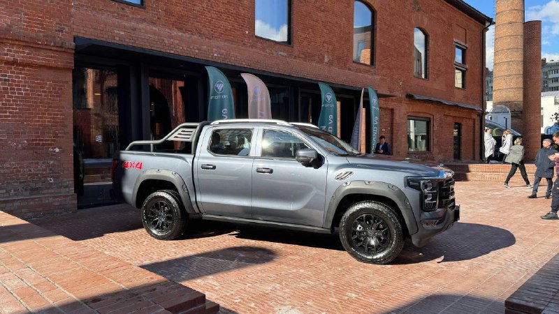 Презентация новых пикапов Foton Tunland в России