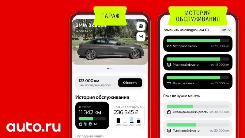 Автоматизированное обслуживание автомобилей в Гараже Авто.ру