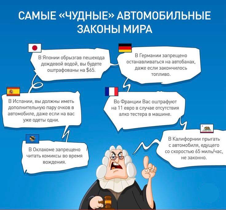 Необычные правила дорожного движения по всему миру