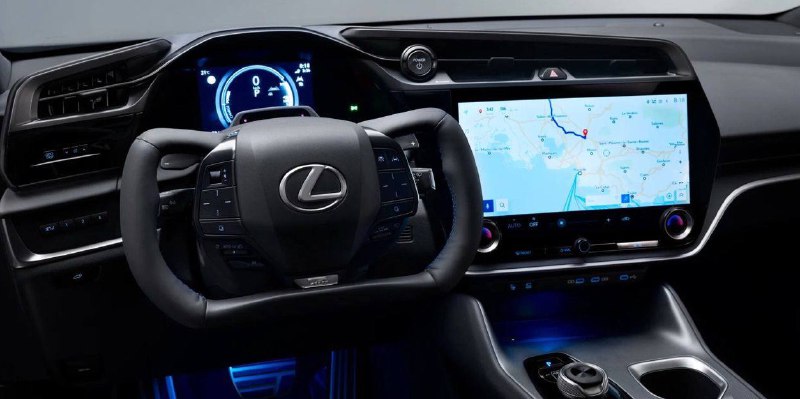 Новый Lexus RZ: Электрическая революция с уникальным штурвалом