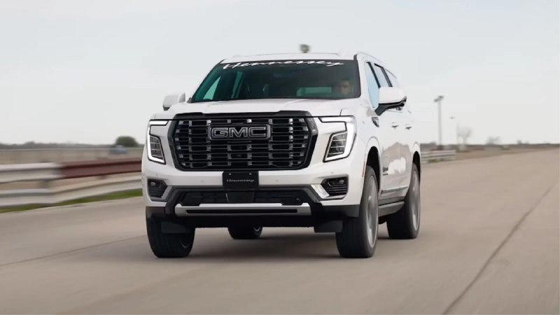 Мощность GMC Yukon увеличена: доработка от Hennessey
