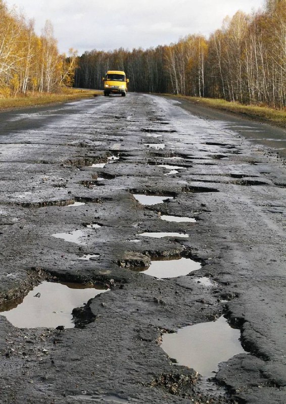 Нервный срыв таксиста в Томске из-за плохих дорог