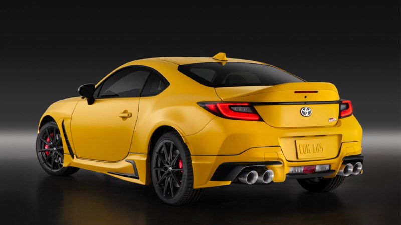 Специальная версия Toyota GR86 в цвете юдзу
