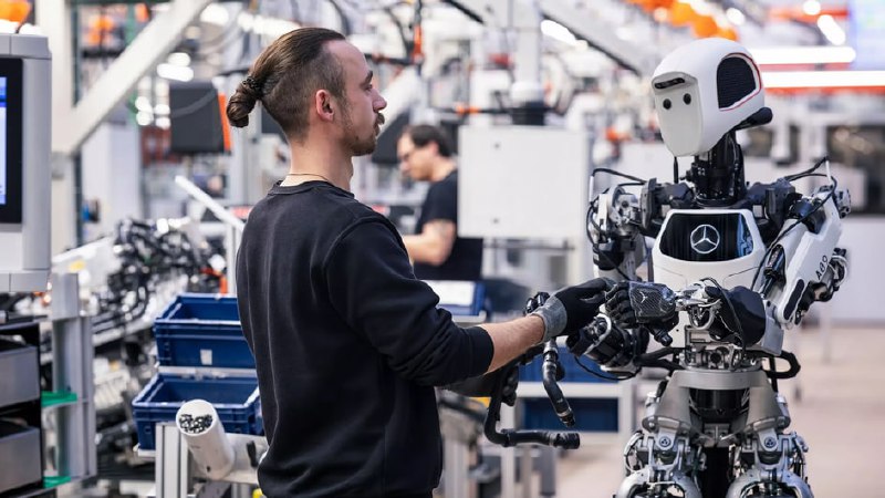 Mercedes-Benz внедряет гуманоидных роботов на производственные линии