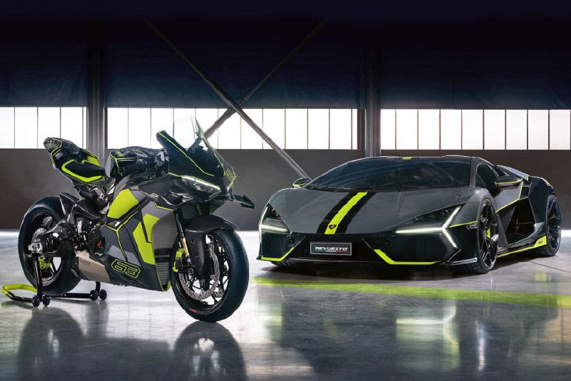 Спортбайк Ducati Panigale V4 с влиянием Lamborghini Revuelto