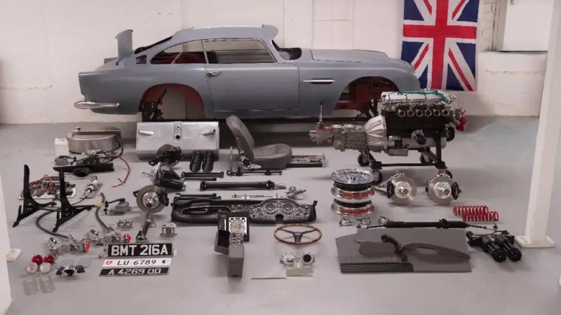 Аукцион реплики Aston Martin DB5 Джеймса Бонда