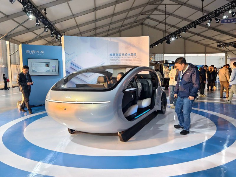 Chery представляет новые технологии автономного вождения