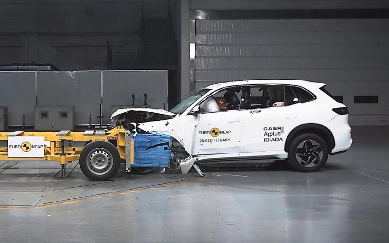 Результаты краш-теста Geely EX5 для российского рынка