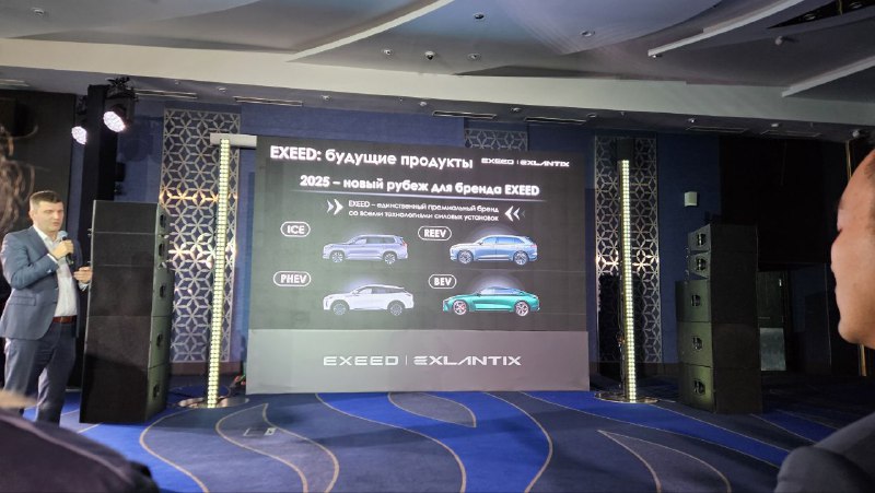 Презентация новых моделей Exeed и Exlantix на российском рынке