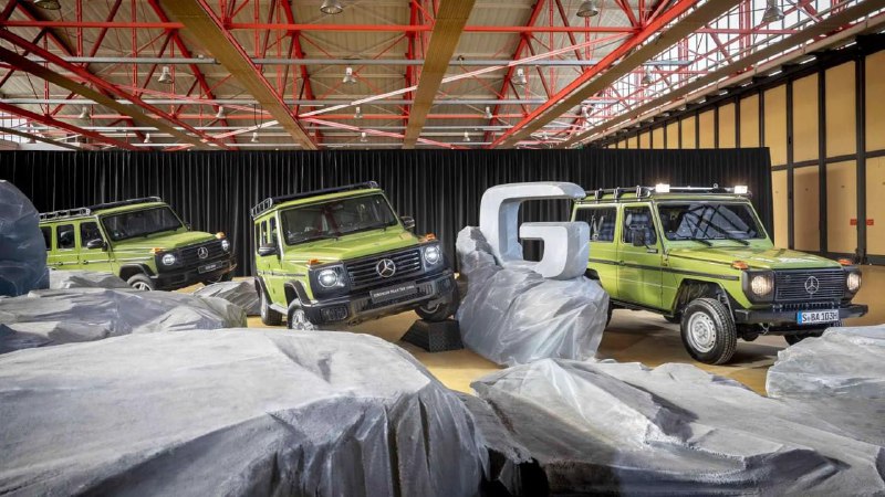 Mercedes-Benz представляет ретро-версию нового G-класса с фирменным стилем 80-х годов