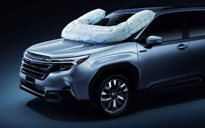 Новая внешняя подушка безопасности на Subaru для повышения защиты велосипедистов