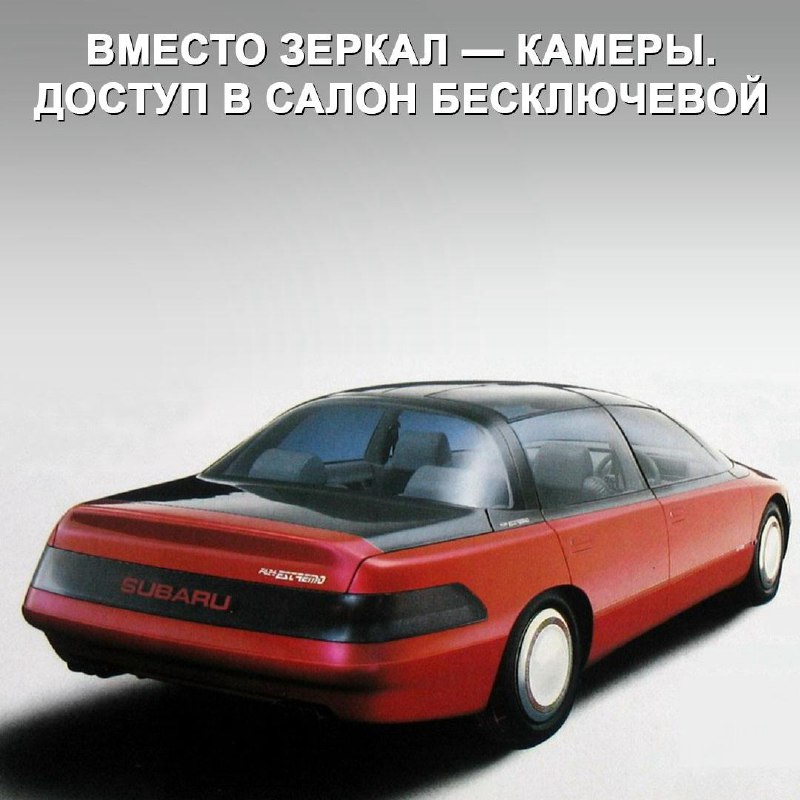 Концепт-кар Subaru F-624 Estremo 1987 года: инновационные технологии будущего