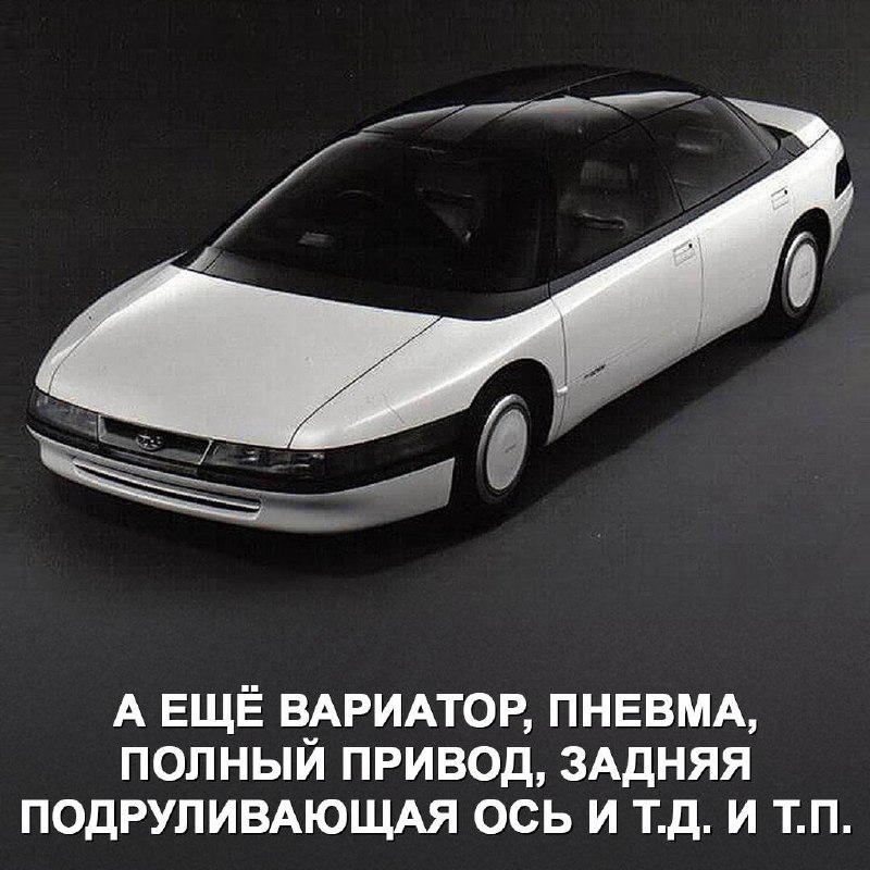 Концепт-кар Subaru F-624 Estremo 1987 года: инновационные технологии будущего