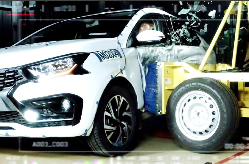 АВТОВАЗ представил видео тестов безопасности новой модели LADA Iskra
