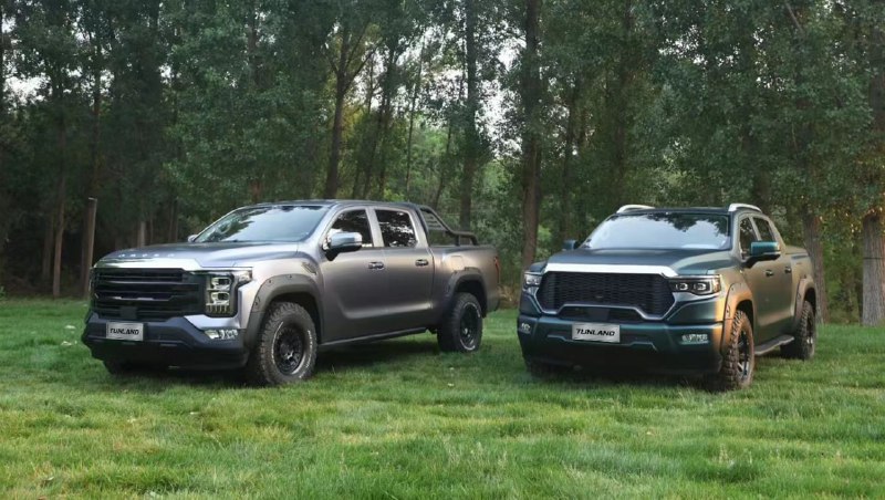На российском рынке появились новые китайские полноразмерные пикапы в стиле Ford F-150 и RAM 1500