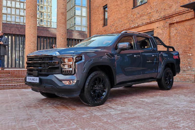 На российском рынке появились новые китайские полноразмерные пикапы в стиле Ford F-150 и RAM 1500