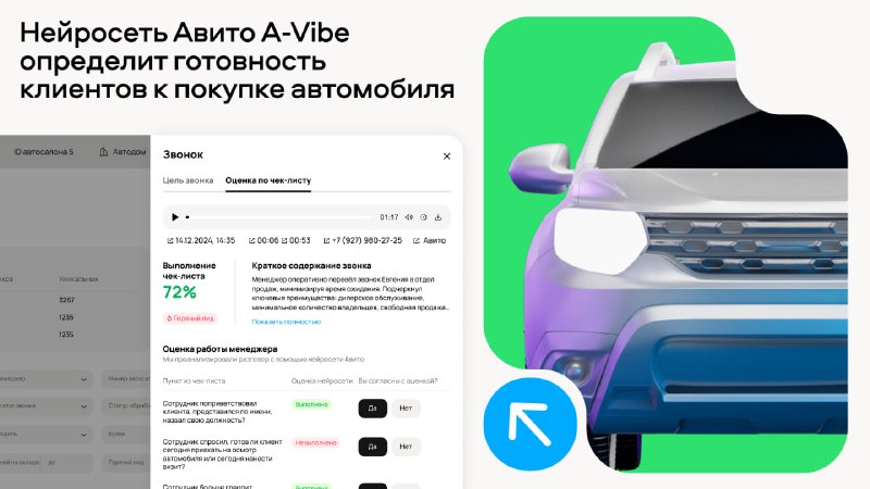 Инновационная нейросеть помогает автодилерам возвращать потерянных клиентов за считанные секунды