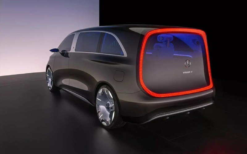 Mercedes представил концептуальный минивэн Vision V с инновационным интерьером