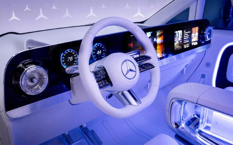 Mercedes представил концептуальный минивэн Vision V с инновационным интерьером