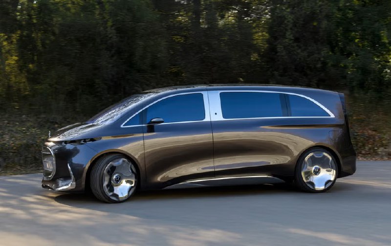 Mercedes-Benz представил роскошный электрошаттл Vision V на замену V-классу