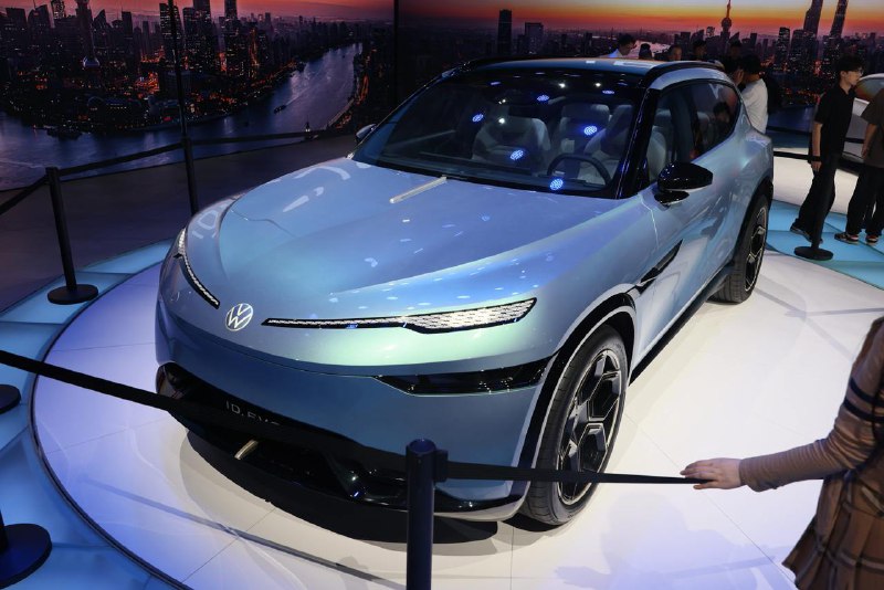 Volkswagen Представили Концепт Новый Электрический Седан ID.Aura на Шанхайской Автосалон