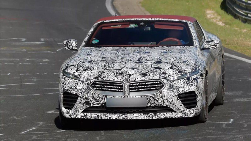 Первый серийный кабриолет BMW в кузове «тарга» проходит дорожные испытания