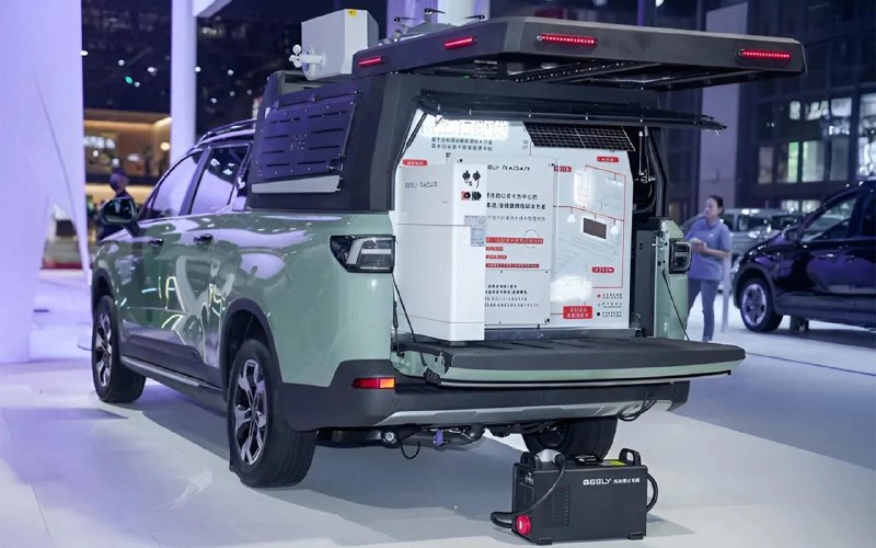 Geely представила в Шанхае инновационный гибридный пикап Radar