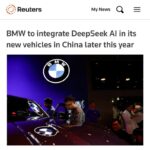 Китайская нейросеть DeepSeek внедрят в новые автомобили BMW к 2025 году