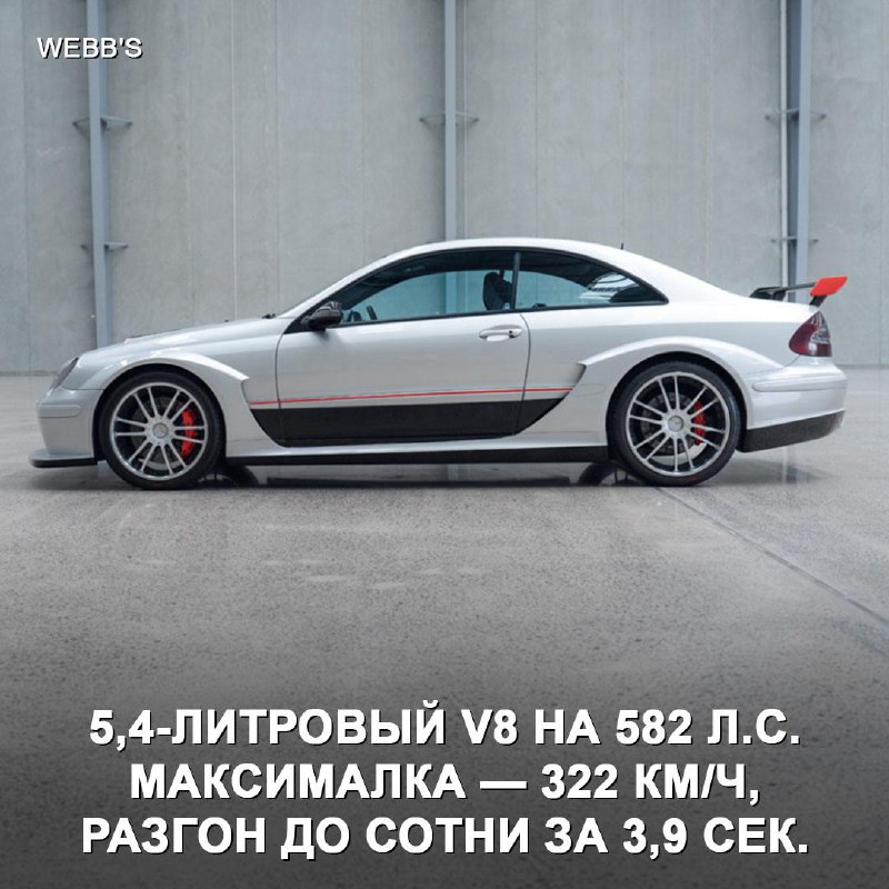 Редкий Mercedes-Benz CLK DTM AMG: история и характеристики